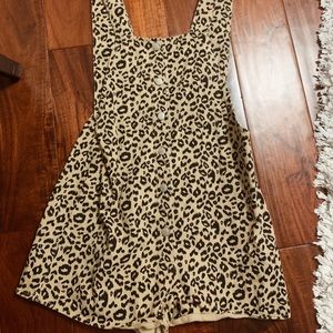 Cheetah romper